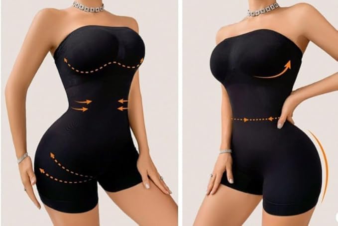 Faja moldeadora sin tirantes con control de abdomen negro M/L - additional image 1