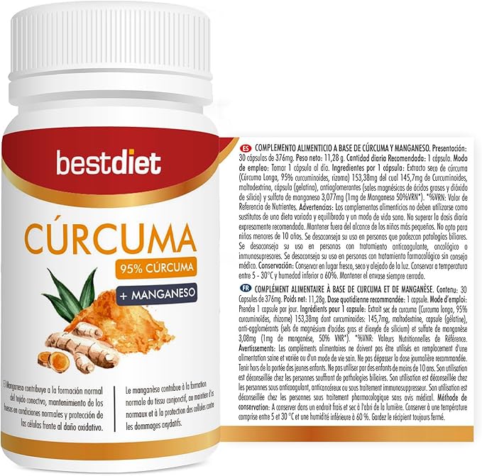 SUP Cúrcuma 30 Cápsulas – Apoyo Articular y Antioxidante Natural - additional image 7