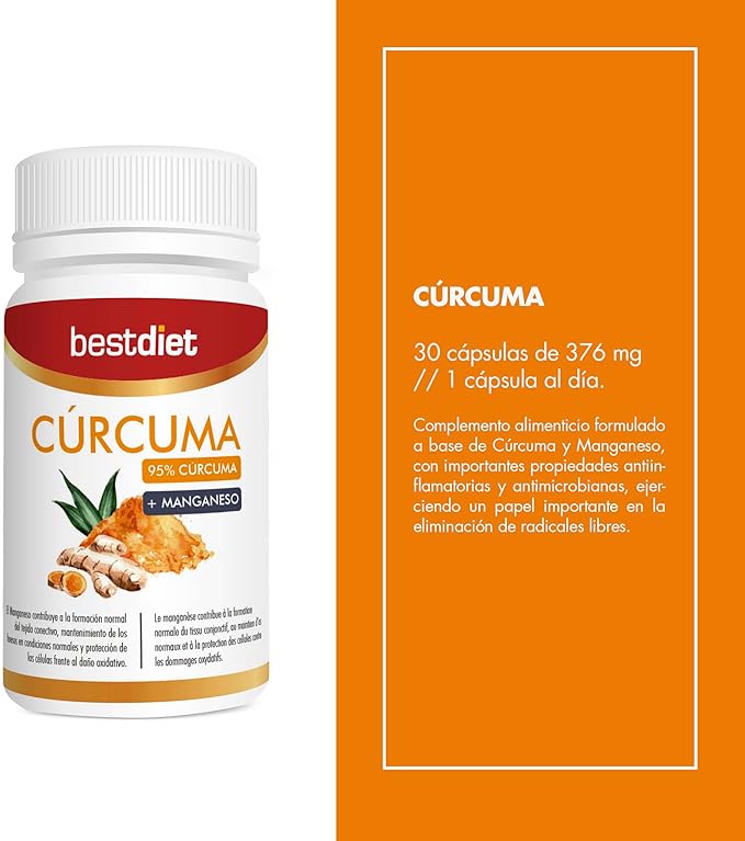 SUP Cúrcuma 30 Cápsulas – Apoyo Articular y Antioxidante Natural - additional image 5