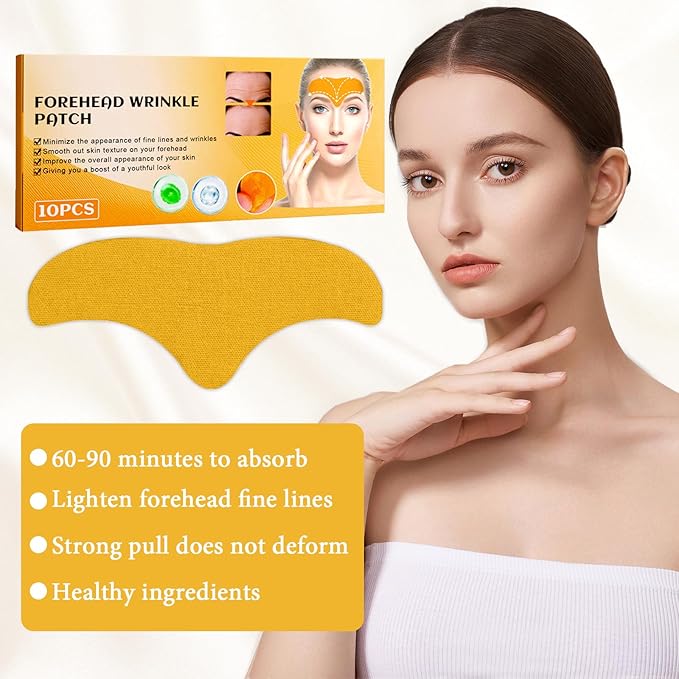 Parches Antiarrugas Faciales de Silicona Médica Zarvion (10 Piezas) – Tratamiento Reutilizable Efecto Lifting Instantáneo