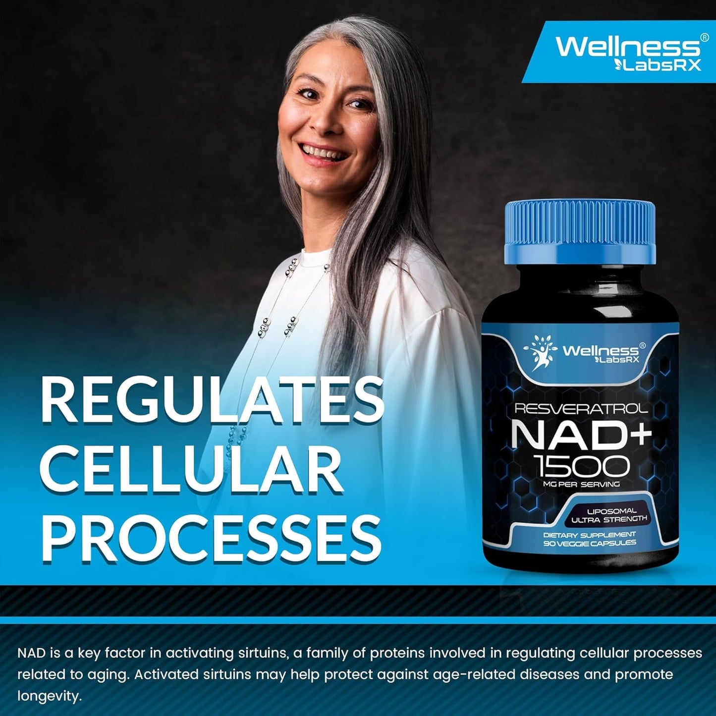 Suplemento liposomal NAD+ con resveratrol - additional image 6
