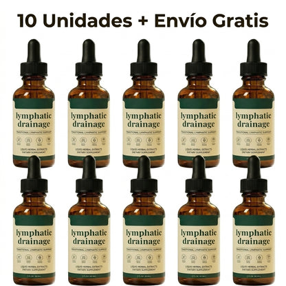 Gotas para el drenaje linfático