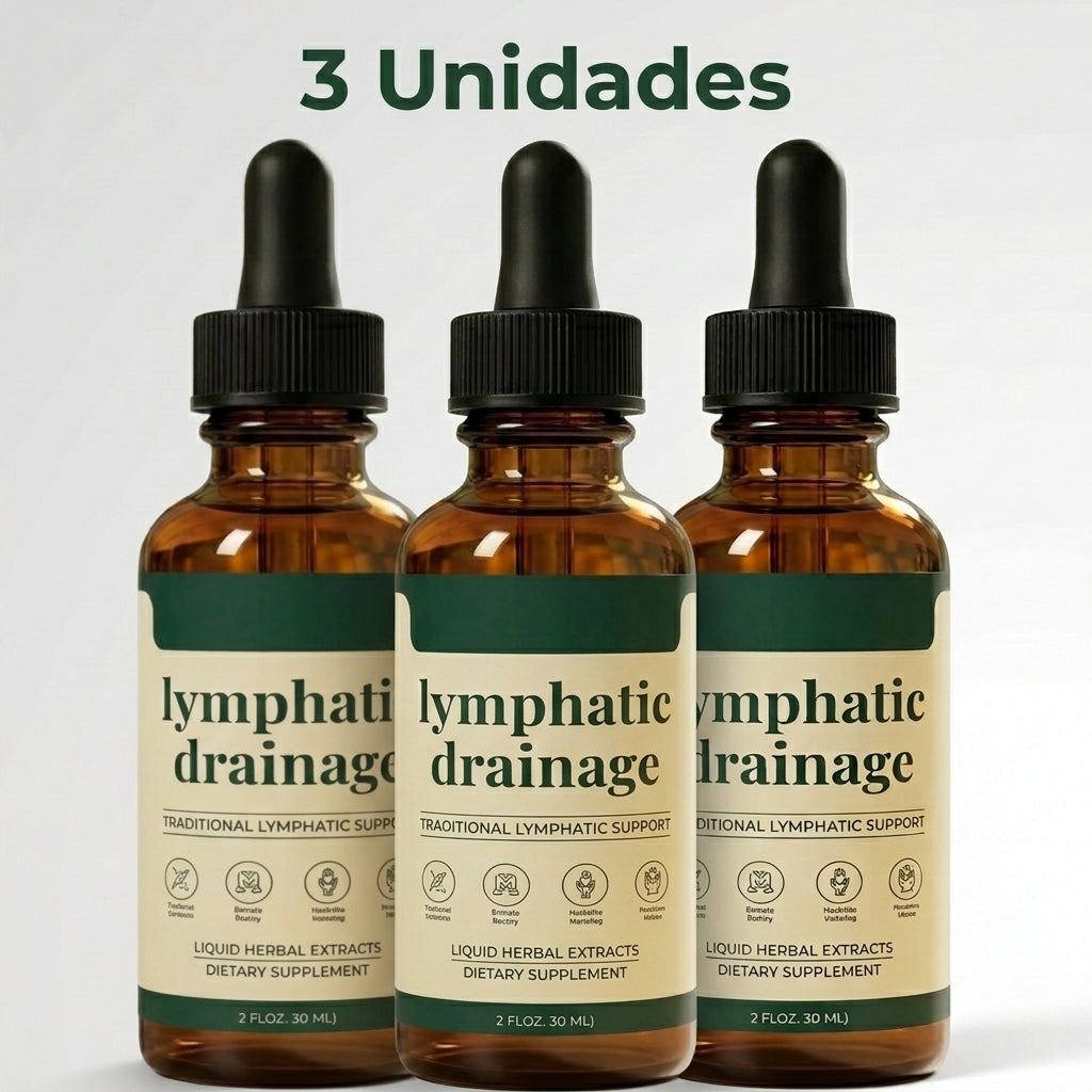 Gotas para el drenaje linfático