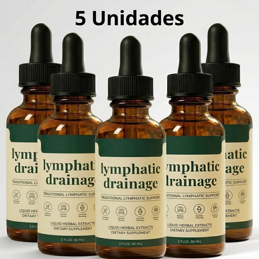 Gotas para el drenaje linfático