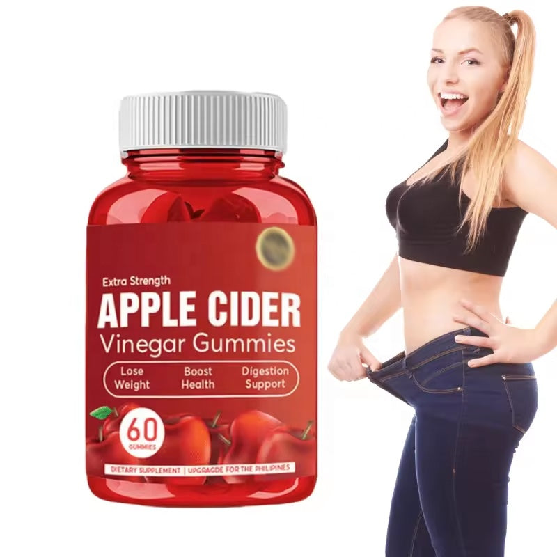 🍏 Gummies de Vinagre de Manzana – 60 Gomitas Naturales