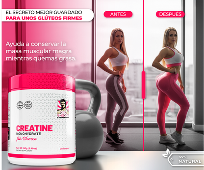 Suplemento de creatina para mujer - para crecimiento muscular magro, recuperación - additional image 5