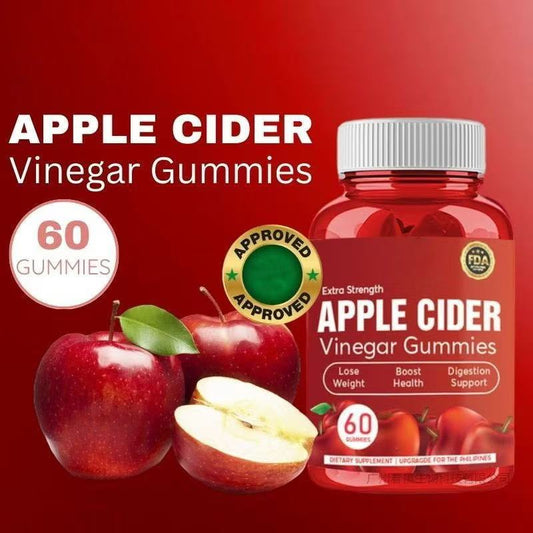 🍏 Gummies de Vinagre de Manzana – 60 Gomitas Naturales