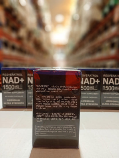 Suplemento liposomal NAD+ con resveratrol - additional image 2