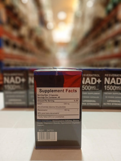 Suplemento liposomal NAD+ con resveratrol - additional image 3